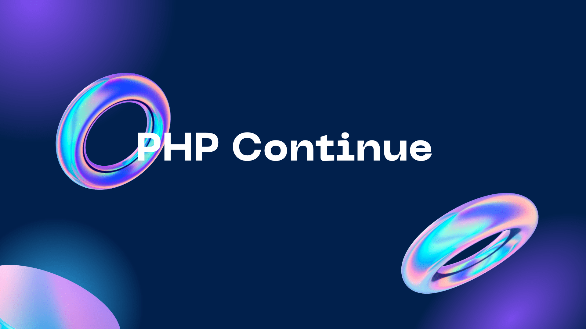 PHP Continue