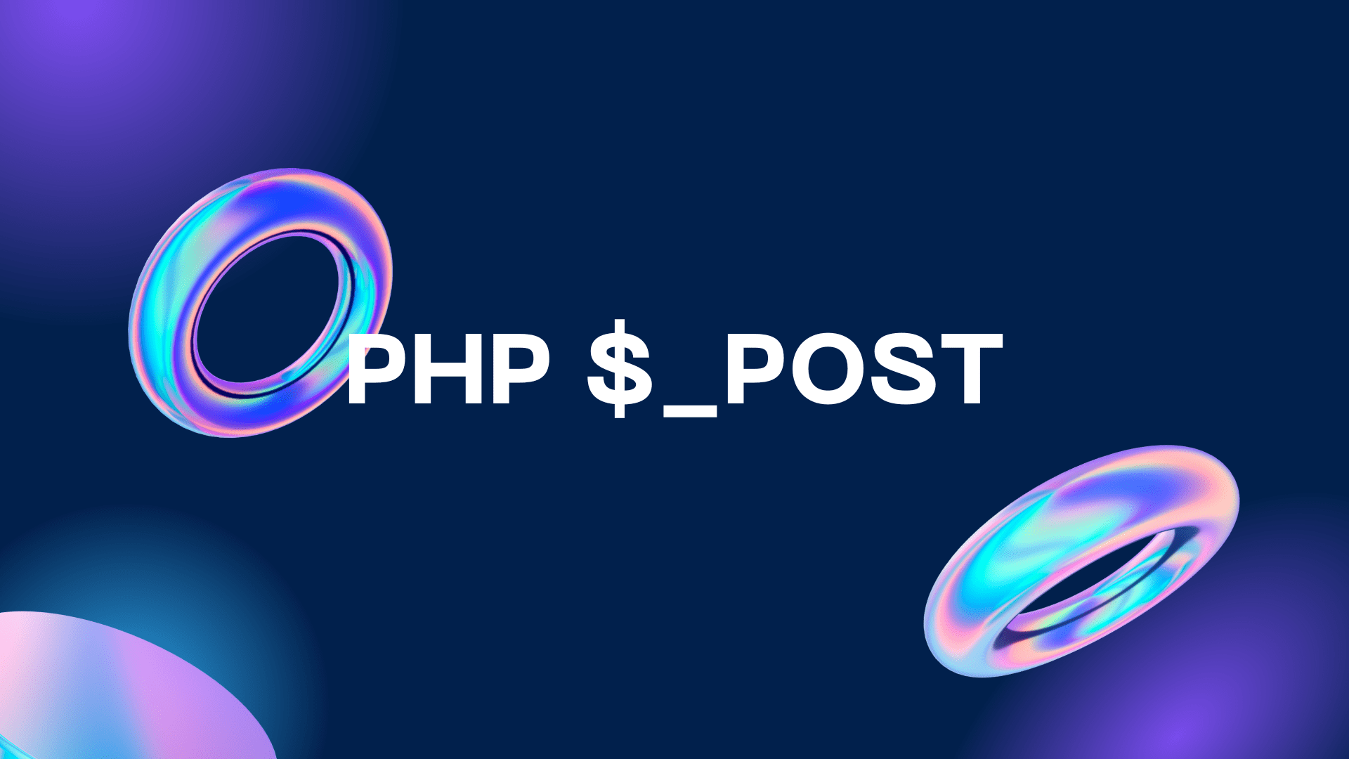 PHP $_POST
