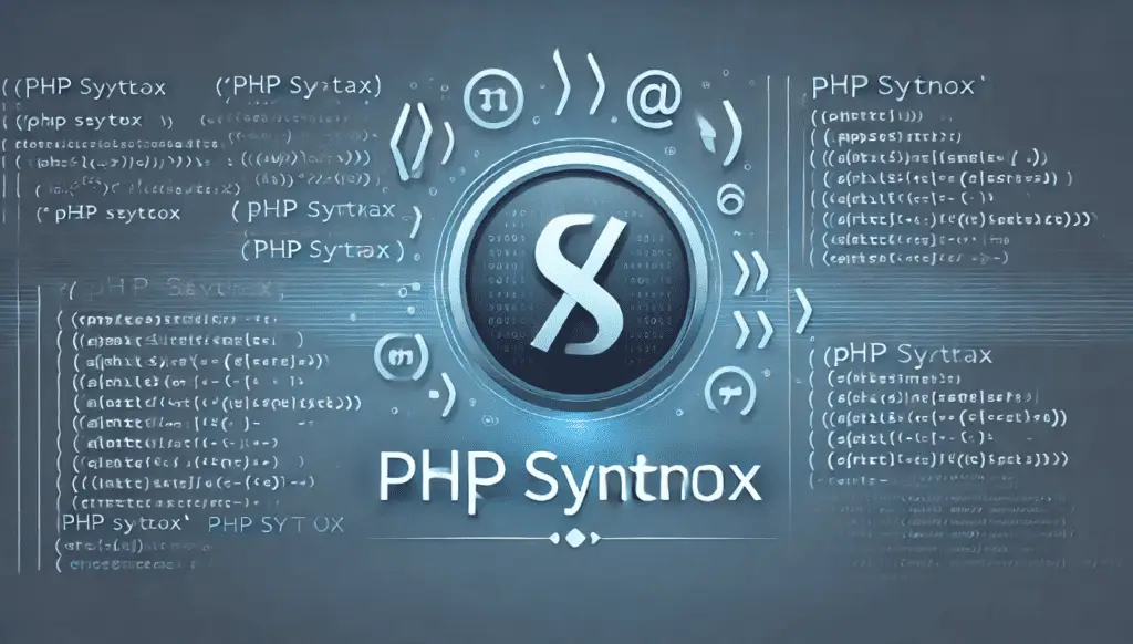PHP Syntax PHP Syntax