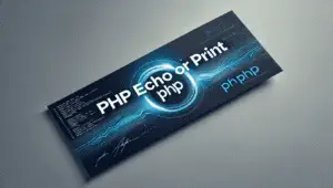 PHP echo or print