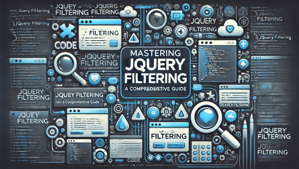 Mastering jQuery Filtering: A Comprehensive Guide Jquery Filtering