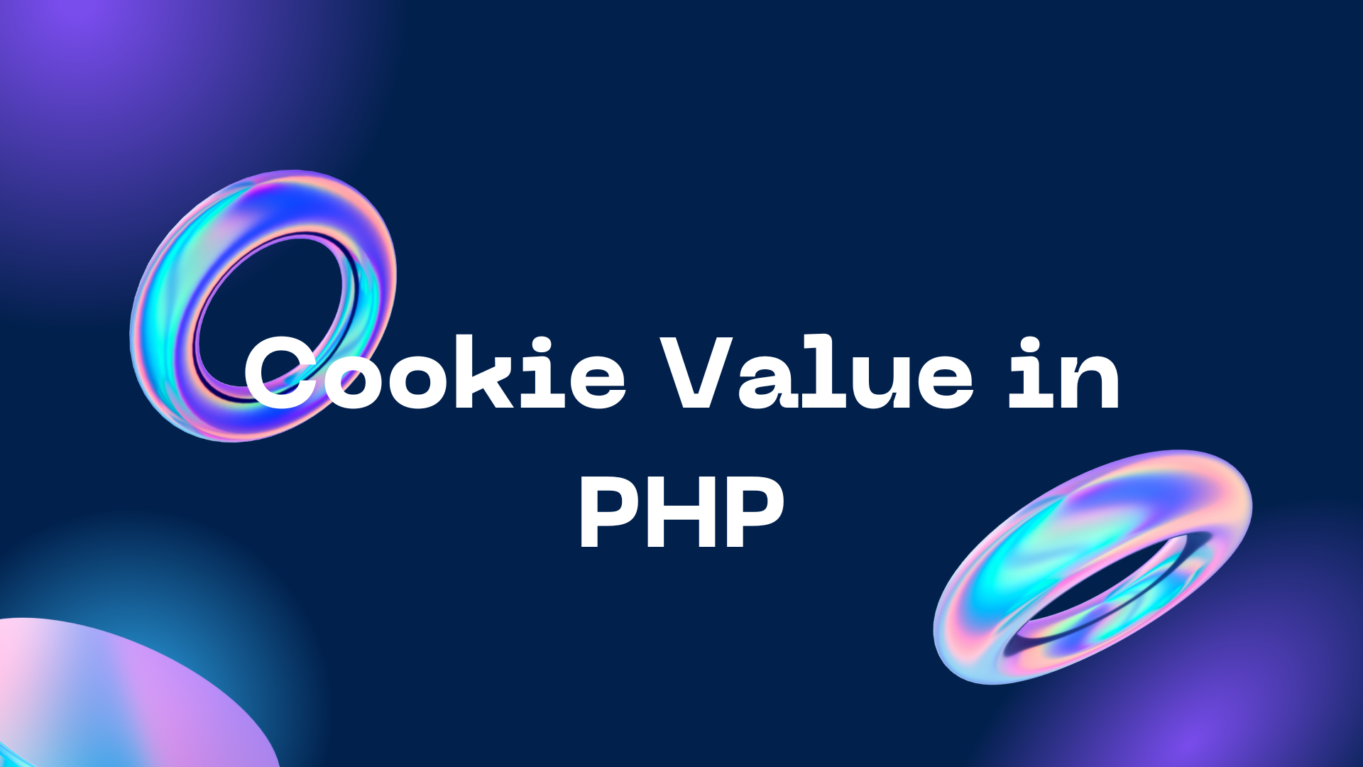 Cookie Value in PHP