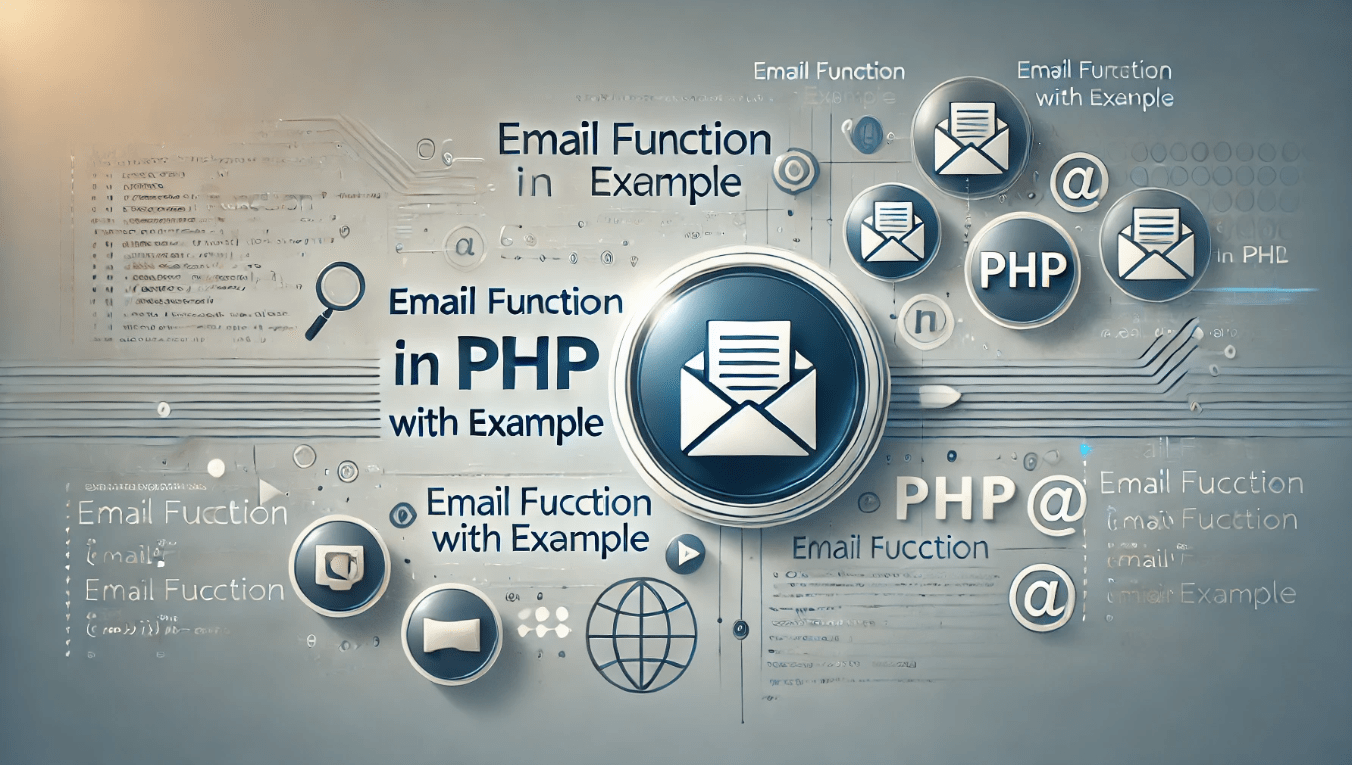 Email Function in php