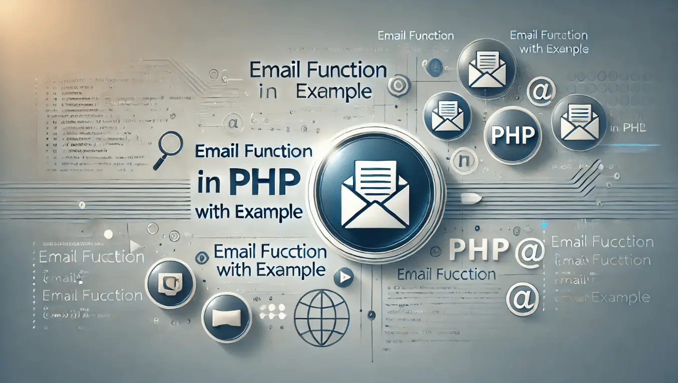Email Function in php
